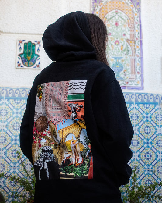 Palestina Black Hoodie