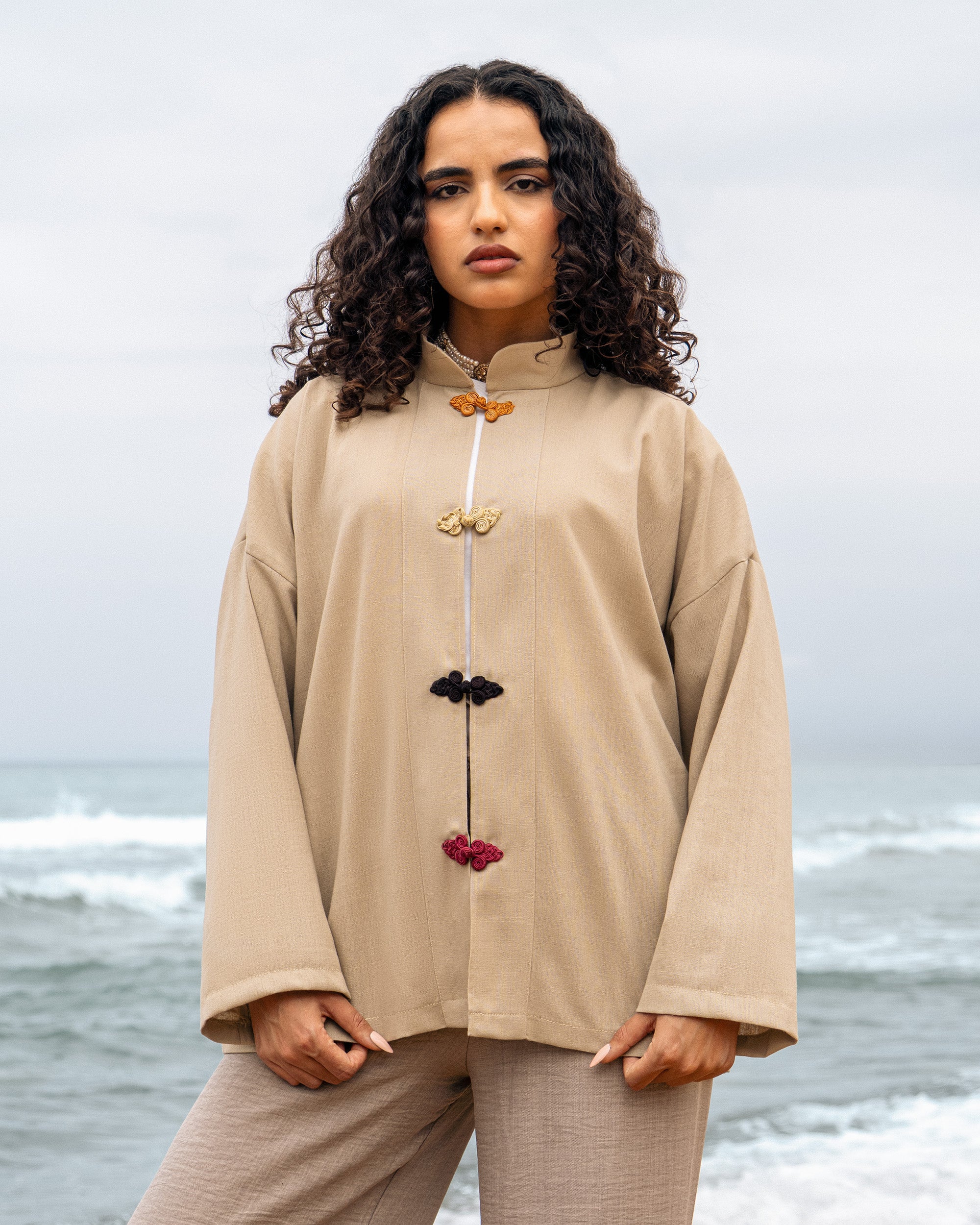 Beige Linen Shanghaï