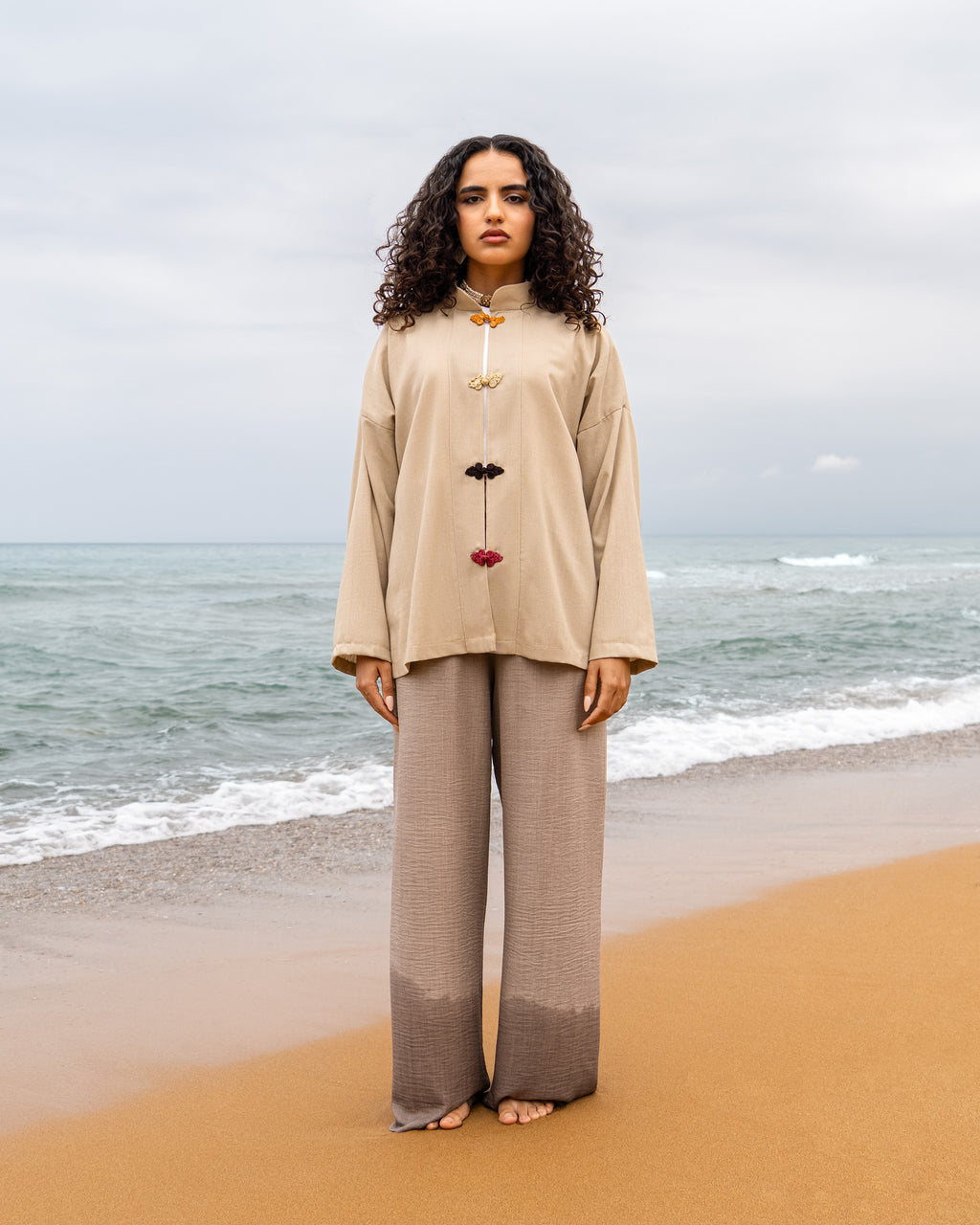 Beige Linen Shanghaï