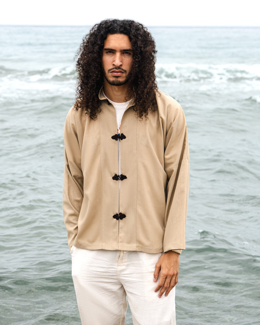 Beige Linen Shanghaï