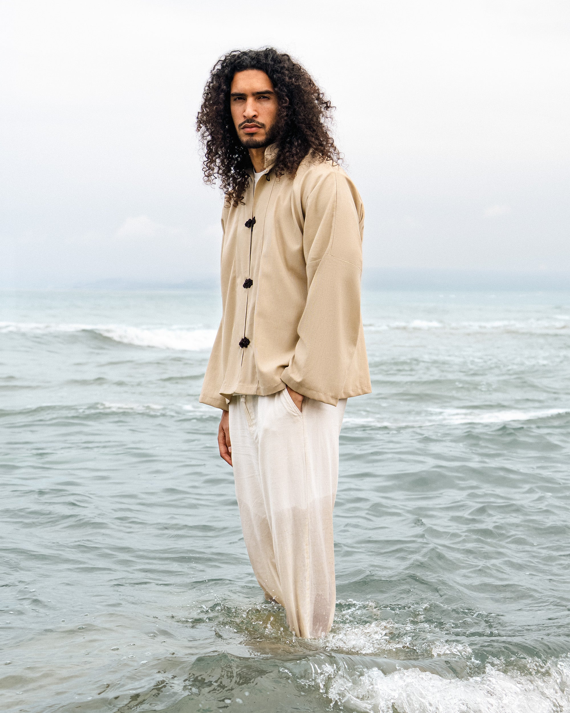 Beige Linen Shanghaï
