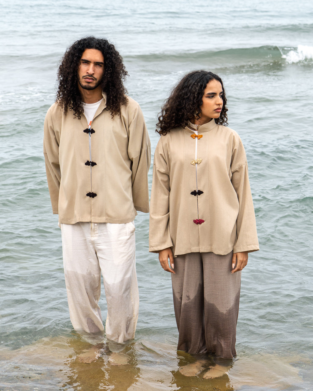 Beige Linen Shanghaï
