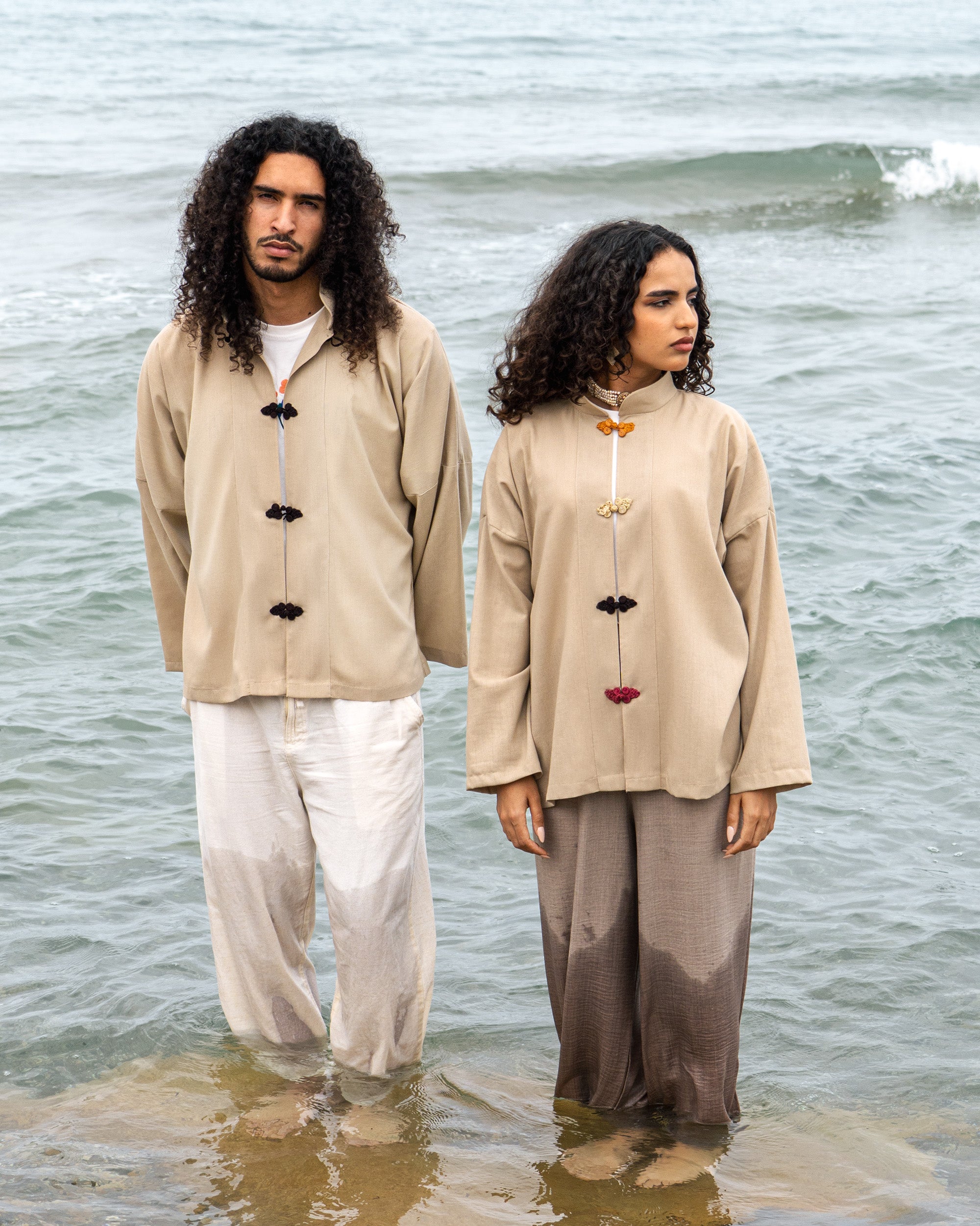 Beige Linen Shanghaï
