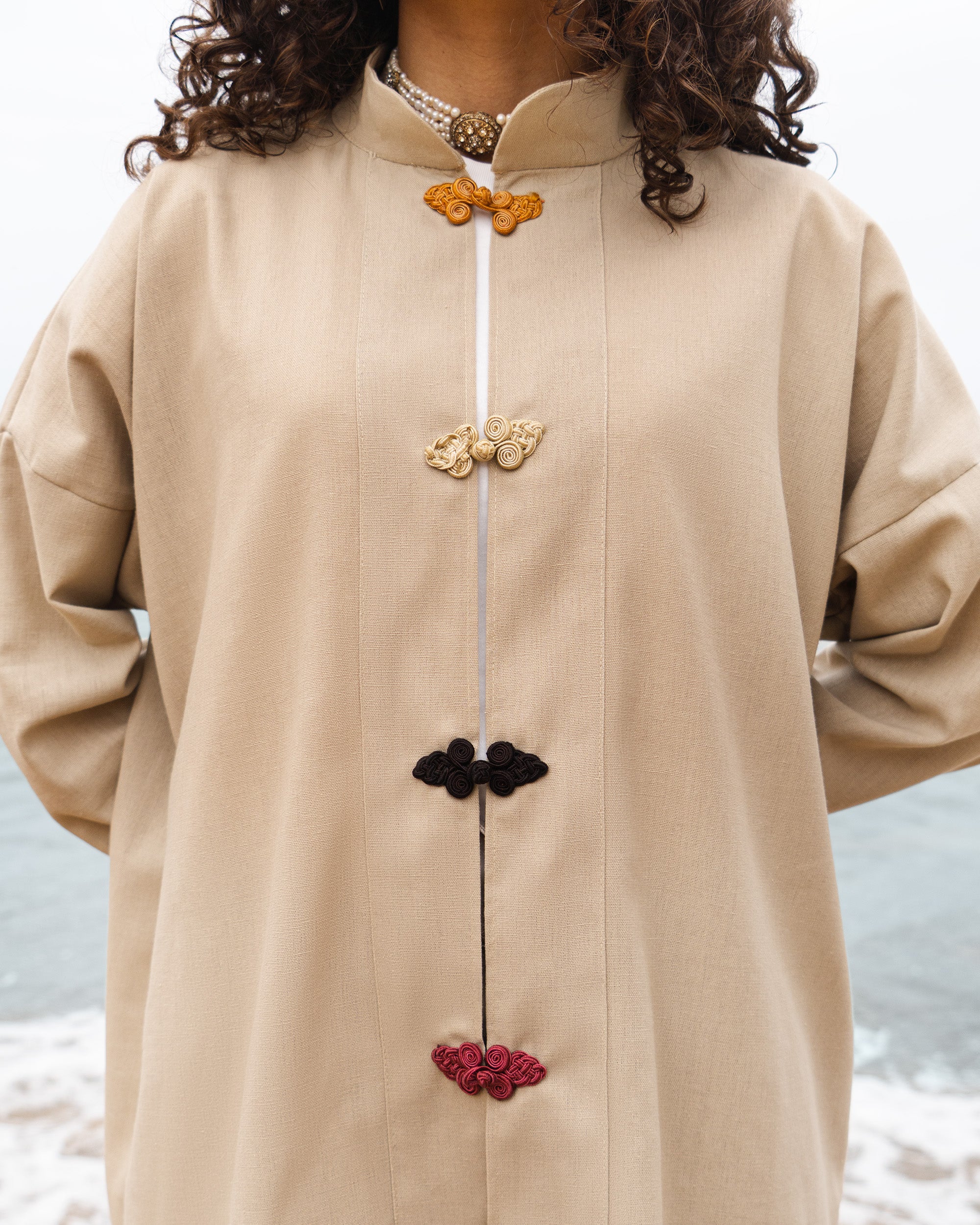 Beige Linen Shanghaï