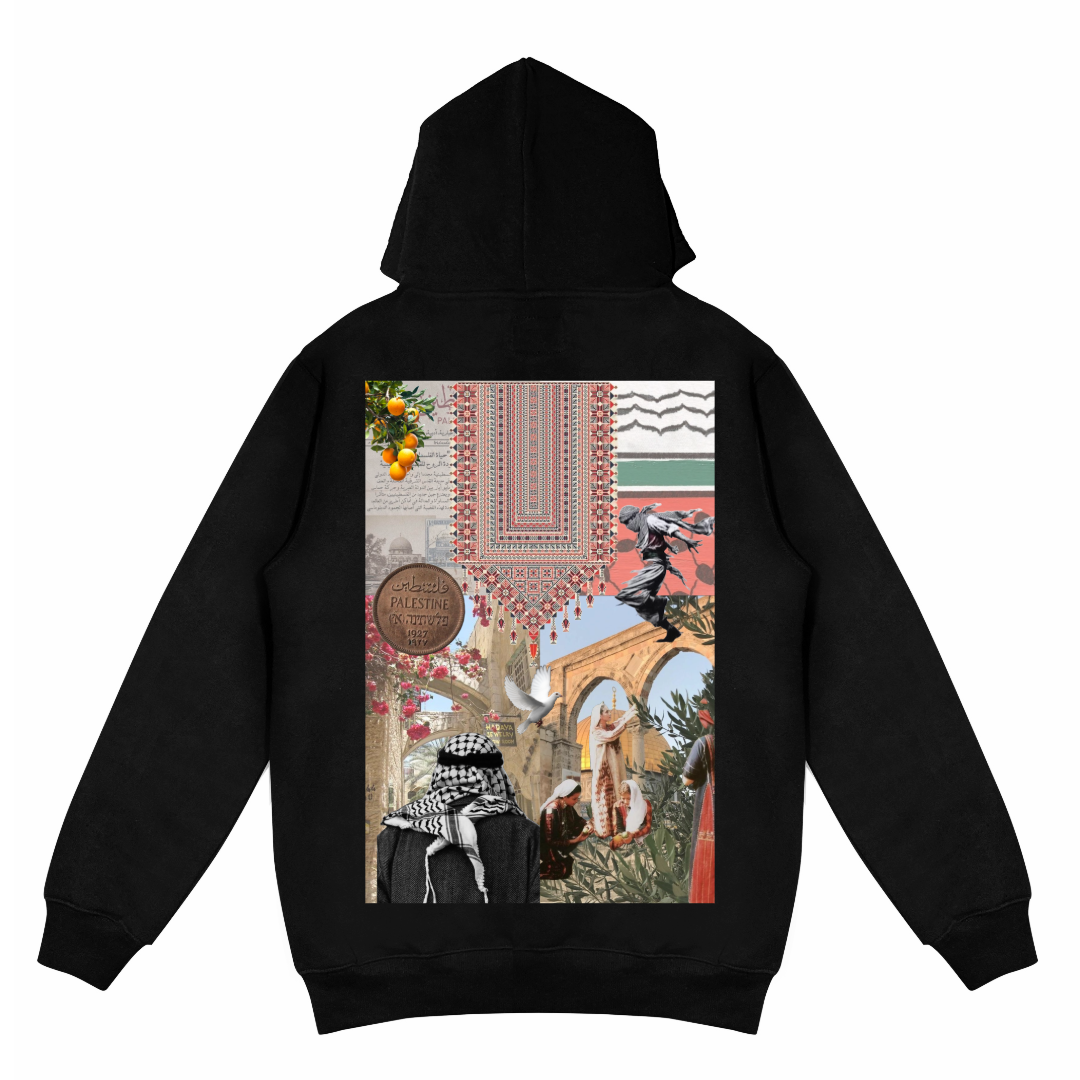 Palestina Black Hoodie